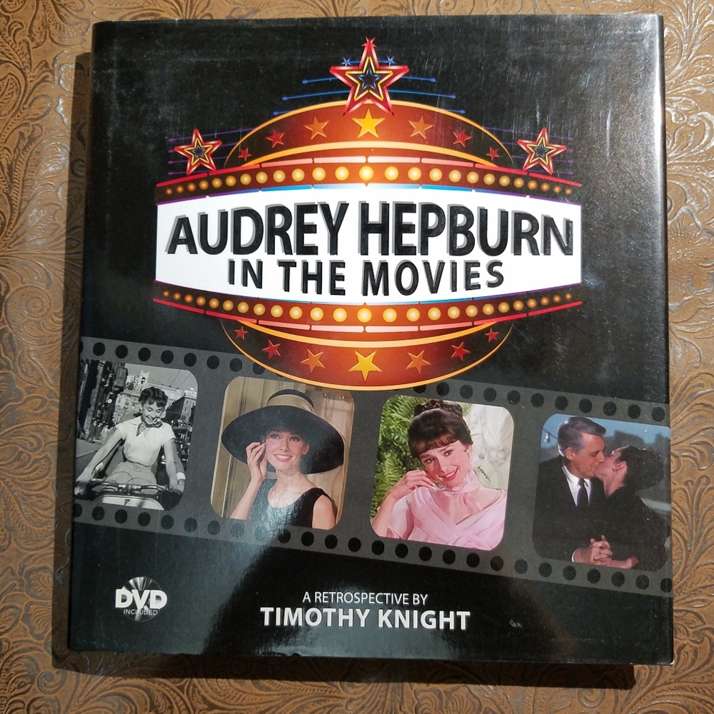 Audrey Hepburn in the Movies Hardcover Book & DVD Set By Timothy Knight